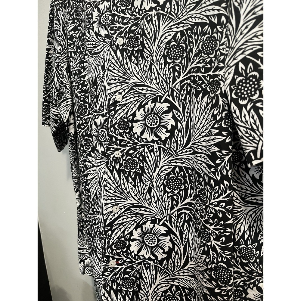 Daniel Cremieux Men's Short Sleeve Collared Shirt XL Floral Print Button Down - Picture 4 of 5